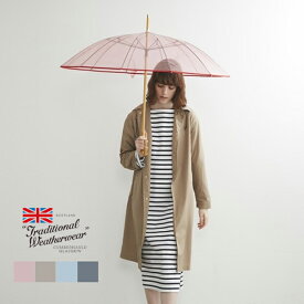 Traditional Weatherwear トラディショナルウェザーウェア CLEAR UMBRELLA BAMBOO クリア アンブレラ バンブー A231SLGGO0174 レディース ビニール 傘 雨傘