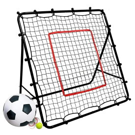 リバウンドネット サッカー 野球 練習用 トレーニング 100cm×100cm 室内屋外兼用 多用途 バウンドネット