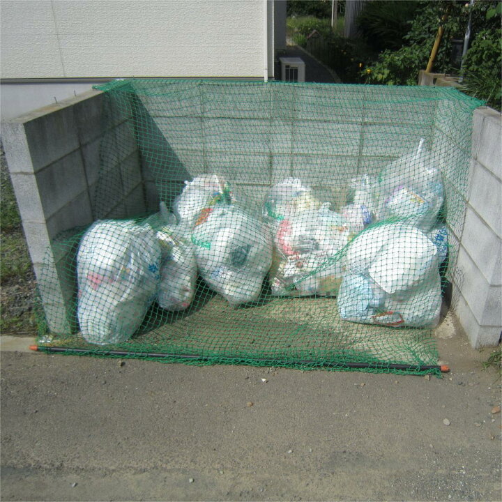 楽天市場】グリーンネット 5m×5m 25mm目 防鳥ネット 防獣ネット 多目的 