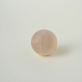 童具館 【積木パーツ】白木の球（φ45mm） 単品