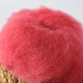 ヴォル マヌファクトゥア フィルゲス Woll-Manufaktur Filges 草木染め羊毛 メルヘンウール単色 15濃ピンク