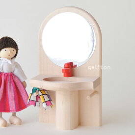 リュルケ Ruelke 木製ドールハウス家具 洗面台と鏡