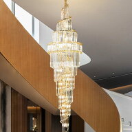 【PSE認証 オーダーシャンデリア】 超豪華！ 大型 スワロフスキー風 LED クリスタル シャンデリア 調光対…