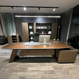 【￥50000-クーポン発行中！】オーダーメイド 豪華！新品 大型 高級 オーナーデスク パソコンデスク オフィスデスク ワークデスク 社長机 社長デスク エグゼクティブデスク プレジデントデスク PCデスク USB HDMI 100V 電源対応 おしゃれ ゴージャス ステータス 安い 北欧