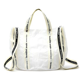 【最大46倍 27日1:59迄】 ビューティフルピープル トートバッグ beautiful people sail cloth logo tape　shift bag S トート 軽い 2WAY 肩掛け 持ち手 長め 肩掛け レディース 横型 日本製 611938