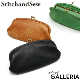 【最大49倍 4/25限定】 ステッチアンドソー 財布 StitchandSew BUCKETTA LEATHER がま口財布 長財布 がま口 がま口ウォレット 小銭入れ 革 本革 レザー 薄い 薄型 レディース 日本製 CLW104