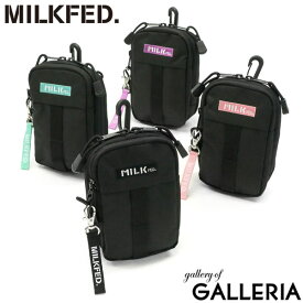 【最大39倍 27日9:59迄】 ミルクフェド ポーチ MILKFED. ACTIVE MOLLE UTILITY POUCH ショルダーバッグ ミニショルダー バッグ スマホショルダー 斜めがけ 2層 縦型 小さめ 軽量 コンパクト ロゴ ワッペン 旅行 高校生 女子 レディース 103224053006