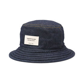 【エントリー&楽天カード最大12倍】【セール50%OFF】 ビューティフルピープル ハット beautiful people left hand twill denim bucket hat 帽子 バケットハット バケハ フリーサイズ デニム コットン 綿 カジュアル シンプル 春 夏 日本製 レディース 511943