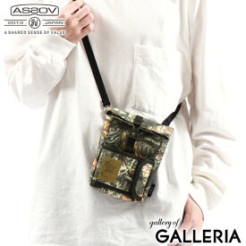 【最大40倍 6/10限定】 ノベルティ付 アッソブ ショルダーバッグ AS2OV WALLET SHOULDER CAMO ORIGINAL CAMO POLYCA SERIES ウォレットショルダー ミニショルダー サコッシュ 軽量 小さめ 財布 カモ アウトドア メンズ レディース 152038CAMO