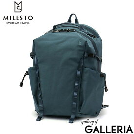 【最大39倍 4/20限定】 ミレスト リュック MILESTO LIKID サイドバックルバックパック リキッド SIDE BUCKLE BACKPACK アウトドア リュックサック バックパック 強撥水 防水 13インチ A4 B4 PC収納 バッグ 軽量 レディース メンズ MLS843