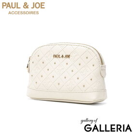 PAUL＆JOE ACCESSOIRES ポーチ レディース 小物入れ 小さめ おしゃれ ブランド ポール＆ジョーアクセソワ 小物 かわいい 可愛い お洒落 小さい ミニ 化粧 大人 女性 女子 ロゴ 上品 エンボス PJA-P1076