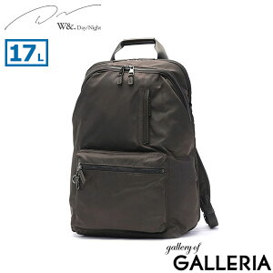 【最大48倍 10/30限定】 ノベルティ付 ダブルアンドデイナイト リュック レディース 通学 W&.Day/Night 軽量 通勤 おしゃれ きれいめ かわいい ポシェット 大人 シンプル 撥水 PC収納 A4 PC 14inch 17L 2
