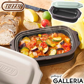 【最大42倍 1/25限定】 トフィー 電子レンジ用 グリルディッシュ 調理器 焼き魚 Toffy グリルパン 蓋付き ふた フタ付き 波型 焼き目 プレート ふっ素加工 焼く 炒める 蒸す 温めなおす 1台5役 レシピブック 専用鍋敷き付き K-MW6