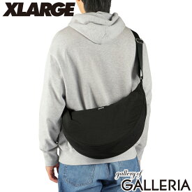 【最大41倍 2/16限定】 エクストララージ ショルダーバッグ メンズ レディース 斜めがけバッグ ブランド XLARGE 小さめ ナイロン 斜めがけ 撥水 軽量 軽い 無地 ロゴ ラウンド型 男子 女子 B5 WALKY SHOULDER BAG 101233053002