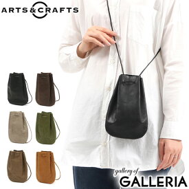 【エントリー&楽天カード最大21倍】 アーツアンドクラフツ ショルダーバッグ ARTS&CRAFTS VEGETABLE HORSE LEATHER DROP SHAPE POUCH S 巾着ショルダーバッグ ショルダー バッグ 斜めがけ 巾着 本革 レザー 日本製 メンズ レディース