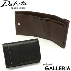 【最大48倍 6/10限定】 キーホルダー&ノベルティ付 ダコタブラックレーベル 財布 Dakota BLACK LABEL 三つ折り財布 リバー4 ミニ財布 小さい財布 小さい ミニ コンパクト ビジネス レザー 本革 メンズ 0620700