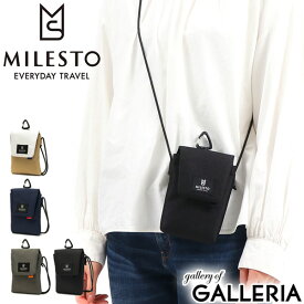 【最大48倍 6/5限定】 ミレスト ポーチ MILESTO Hutte ヒュッテ モバイルポーチ 小物入れ 斜めがけ 小さめ 小さい コンパクト ミニ ミニショルダー ショルダーポーチ スマホ 携帯 軽量 撥水 メンズ レディース MLS813