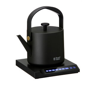 �y���K�i1�N�ۏ؁z ���b�Z���z�u�X �P�g�� Russell Hobbs T�P�g�� �d�C�P�g�� �ۉ� ���x���� �^�b�`�p�l�� 0.6L 600ml �|�b�g �A�[�`�n���h�� �₩�� �}�b�g �L�b�`�� �V���v�� 7106JP-BK 7106JP-WH