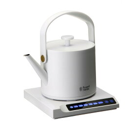 【最大40倍 11/16限定】【正規品1年保証】 ラッセルホブス ケトル Russell Hobbs Tケトル 電気ケトル 保温 温度調節 タッチパネル 0.6L 600ml ポット アーチハンドル やかん マット キッチン シンプル 7106JP-BK 7106JP-WH