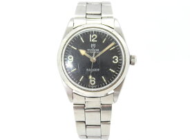 ★海外随一価格 89万★【USED】 TUDOR - チューダー　チュードル　オイスター プリンス　7995　盾 タテ シールド ロゴ　超希少　白 レンジャー　60年代製　黒 ブラック ダイヤル　オーバーホール　SS　自動巻　良品 美　メンズ　ボーイズ　アンティーク 腕時計 【中古】