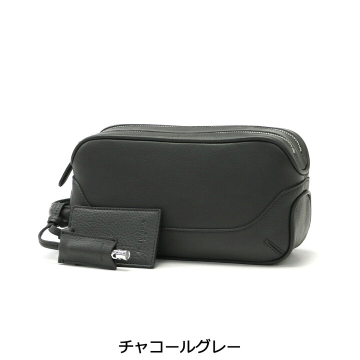 ペッレモルビダポーチチャコールグレー