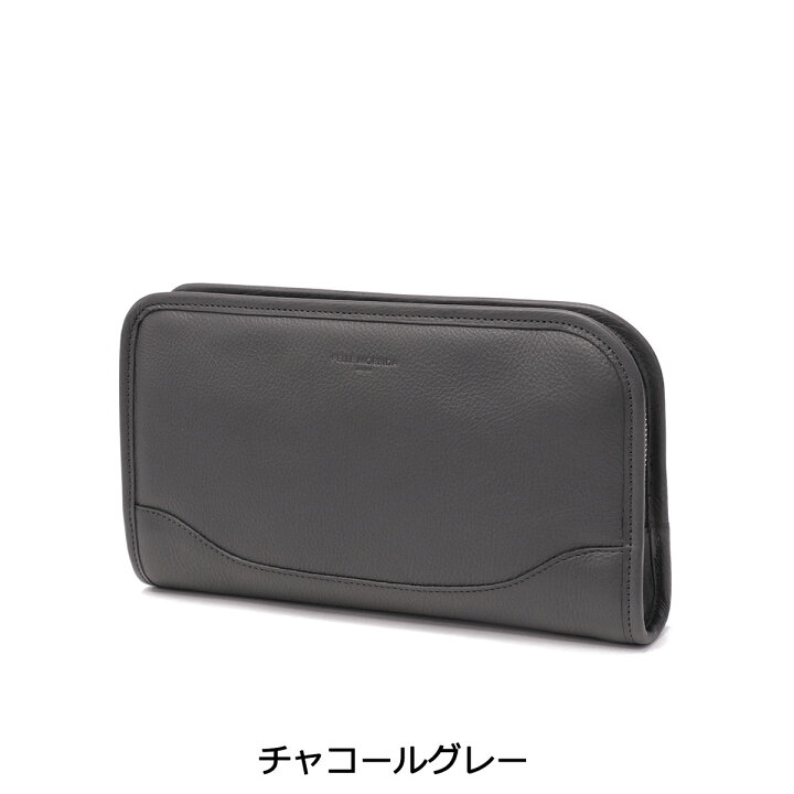 ペッレモルビダポーチチャコールグレー