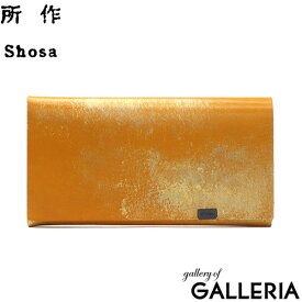 【3日間限定 最大44倍】 ノベルティ付 所作 財布 メンズ レディース ロングウォレット 長財布 SHOSA ショサ 本革 牛革 レザー ブランド おしゃれ 薄い 薄型 日本製 かぶせ 軽量 軽い 小銭入れ カード 20代 30代 40代 雲母 きらら Kirara LONG WALLET
