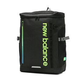 ノベルティ付 Seventeen掲載 ニューバランス リュック new balance SPORTS STYLE BOXRYUCK 30L ボックス スクエア 大容量 通学 PC収納 B4 軽量 撥水加工 抗菌 消臭 メンズ レディース レインボー LAB35718