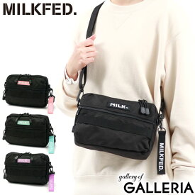 【最大45倍｜30日0時～10時】【10%OFFクーポン】 ミルクフェド ショルダーバッグ MILKFED. ACTIVE MOLLE SHOULDER BAG ミニショルダー バッグ ショルダーポーチ 斜めがけ 横型 小さめ 軽量 コンパクト ロゴ ワッペン 旅行 高校生 女子 レディース 103224053004