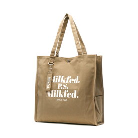 【最大29倍 11日1:59迄】 ミルクフェド トートバッグ MILKFED. トート DIDONE LOGO BIG TOTE バッグ キャンパス 大きめ 大容量 A4 B4 軽量 通勤 通学 レディース 103203053014