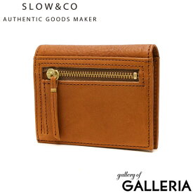【最大32倍 2/16迄】 ノベルティ付 スロウ 二つ折り財布 SLOW bono smart mini wallet 財布 二つ折り 折り財布 ミニウォレット 本革 革 レザー 栃木レザー 小銭入れ付き カード 小銭 薄い 小さめ 軽量 日本製 メンズ レディース SO860L