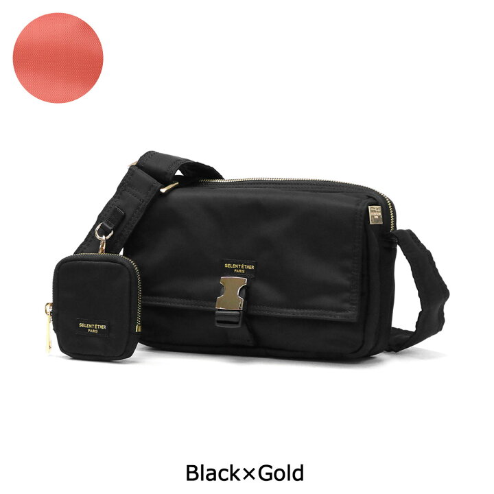 楽天市場】セレーンエテール パリ ショルダーバッグ レディース 斜め SELENT ÉTHER MIGHTY21 GOLD BLACK