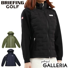 【セール20%OFF】【日本正規品】 ブリーフィング ゴルフ ウェア ジャケット レディース 冬 秋 BRIEFING GOLF ダウンジャケット ショート ブランド ダウンパーカー フード付き 防寒 保温 軽量 細身 BRG233W40