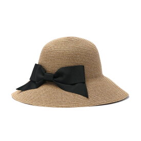 【3日間限定 最大40倍】 ミルサ 帽子 レディース UV milsa ハット つば広 紫外線カット UVカット 紫外線対策 サイズ調整 紐付き 洗濯機OK 春 夏 リボン おしゃれ かわいい ブランド キャペリン 女優帽 Kireina Ribbon Cape 106-361205
