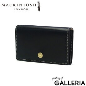 【最大39倍 土日限定】 マッキントッシュ ロンドン 名刺入れ メンズ レディース 革 ブランド MACKINTOSH LONDON カードケース 本革 20代 30代 ブラック おしゃれ プレゼント 男性 女性 軽量 軽い 小さめ コンパクト HERITAGE 名刺入 WMKL6060023