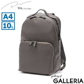 【3日間限定 最大47倍】【セール30%OFF】 ノベルティ付 ダブルアンドデイナイト リュック レディース W＆.Day/Night 通勤 50代 おしゃれ 軽量 旅行 きれいめ A4 軽い ビジネス 合皮 PC 13.3インチ 10L Poet ポエット ラウンドリュック 11722
