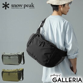 スノーピーク ショルダーバッグ メンズ レディース 斜めがけバッグ ブランド 軽量 snow peak バッグ カジュアル 軽い 斜めがけ 大きめ おしゃれ シンプル ナイロン 撥水 19L A4 Everyday Use Middle Shoulder Bag AC-25SU403