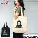 【最大49倍 11/10限定】 エックスガール トートバッグ レディース A4 大きめ キャンバス X-girl バッグ 軽量 軽い 通学 通勤 普段 ブランド ロゴ 無地 肩掛け カジュアル かわいい おしゃれ キャンバストート ANGEL FACE PATCH TOTE BAG 105252053002