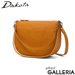 新品同様】 DAKOTA ダコタ 牛革 2ウェイ ショルダー バッグ キャメル 