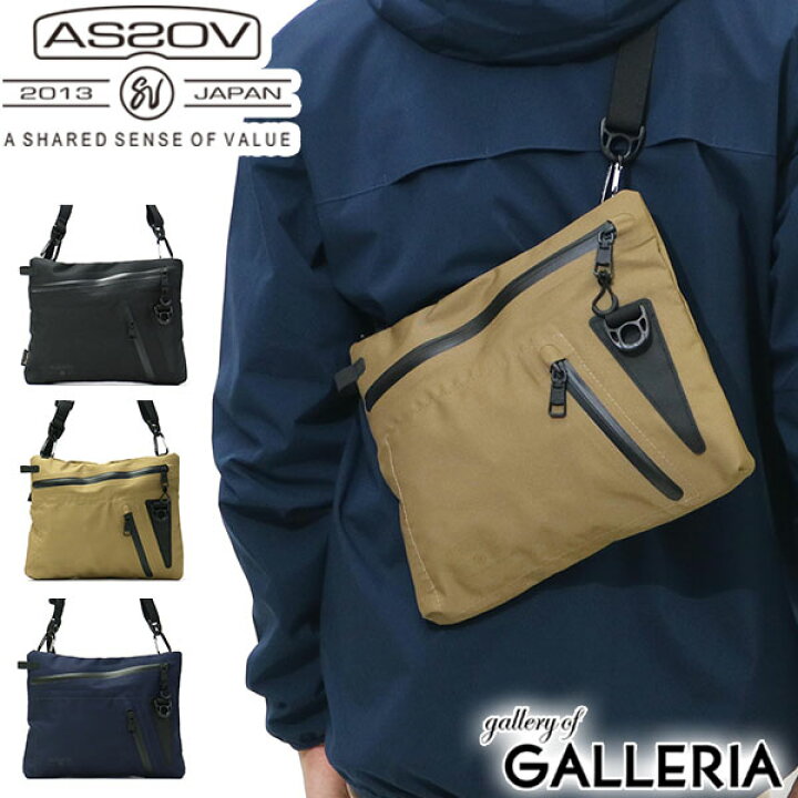 楽天市場 ノベルティ付 無料ラッピング アッソブ ショルダーバッグ As2ov サコッシュ アッソブ Water Proof Cordura 305d Sacoche メンズ 斜めがけバッグ ミニショルダー 自転車 軽量 防水 Assov ギャレリア Bag Luggage