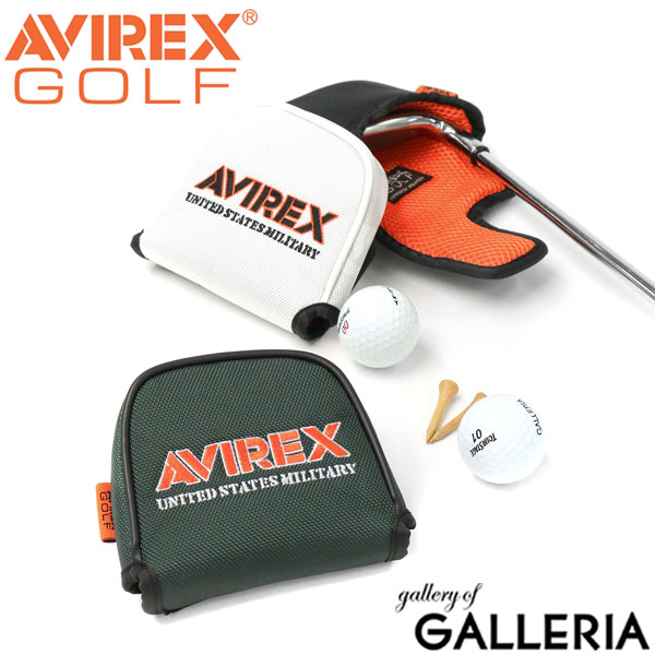アヴィレックスゴルフ パターカバー AVIREX GOLF パター カバー マレットタイプ ヘッドカバー ゴルフ用品 マグネット 小物  メンズ レディース AVXBA1-11PM ギャレリア Bag＆Luggage