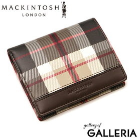 【最大38倍 17日9:59迄】 マッキントッシュ ロンドン 二つ折り財布 MACKINTOSH LONDON ハウス HOUSE 財布 二つ折り 小銭入れ コンパクト 小さめ スリム 軽量 本革 革 レザー チェック チェック柄 ブランド レディース MKL5060044