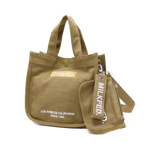 �y�ő�42�{ 5/25����z �~���N�t�F�h �V�����_�[�o�b�O MILKFED. EMBROIDERED BAR MINI SHOULDER BAG W/STRAP �o�b�O �g�[�g�o�b�O 2WAY �΂߂��� �~�j�g�[�g ������ �R���p�N�g ���w�� ���Z�� ���q ���f�B�[�X 