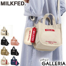 【最大30倍 27日9:59迄】 ミルクフェド ショルダーバッグ MILKFED. EMBROIDERED BAR MINI SHOULDER BAG W/STRAP バッグ トートバッグ 2WAY 斜めがけ ミニトート 小さめ コンパクト 中学生 高校生 女子 レディース 103213053009