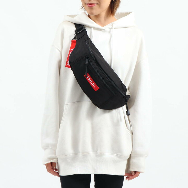【10%OFFクーポン】 ミルクフェド バッグ MILKFED. ボディバッグ ウエストバッグ BASIC FANNYPACK 斜めがけ レディース ボックスロゴ 03195061 ギャレリア Bag&Luggage MILK FED.ボディバッグ
