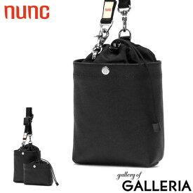 ノベルティ付 ヌンク ショルダーバッグ nunc 巾着バッグ ミニ 小さい 斜めがけ Near Here Bag Water repellent leather バッグ セット 本革 革 レザー 防水 SCOTCHGARD メンズ レディース NN454010