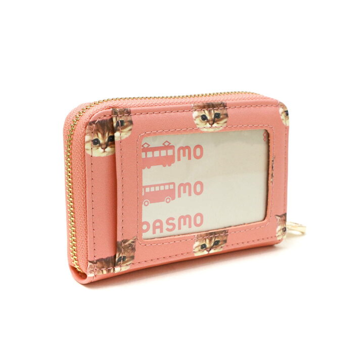ポールジョー アクセソワ 小銭入れ Joe Accessoires ミニ Paul コンパクト 財布 ポールアンドジョー ヌネット合皮総柄 ミニ財布 かわいい Pja W314 コインケース 猫 小さい パスケース レディース