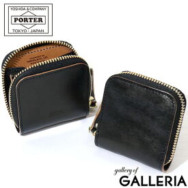 ポーター フィルム コインケース 187-01352 小銭入れ 吉田カバン PORTER FILM COIN CASE メンズ レディース ブランド 本革 革 レザー ラウンドファスナー 小さい コンパクト 仕切りあり シンプル おしゃれ 黒 日本製 ギフト