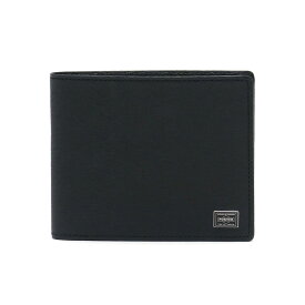 ポーター カレント ウォレット 052-02211 吉田カバン PORTER CURRENT WALLET 二つ折り財布 二つ折り 財布 小銭入れなし ブランド 小さい 本革 薄い レディース 黒 カード 日本製