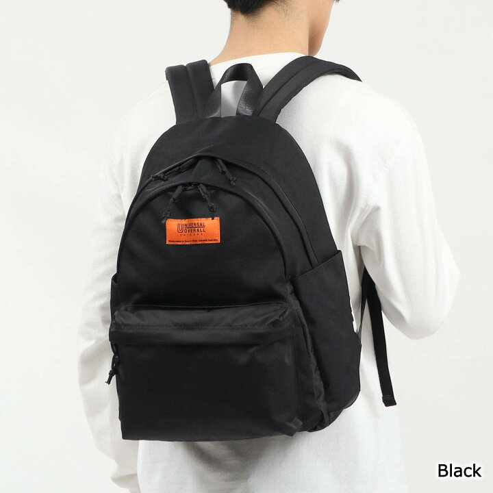ユニバーサルオーバーオール スラントデイバッグ リュック UVO-030A Black